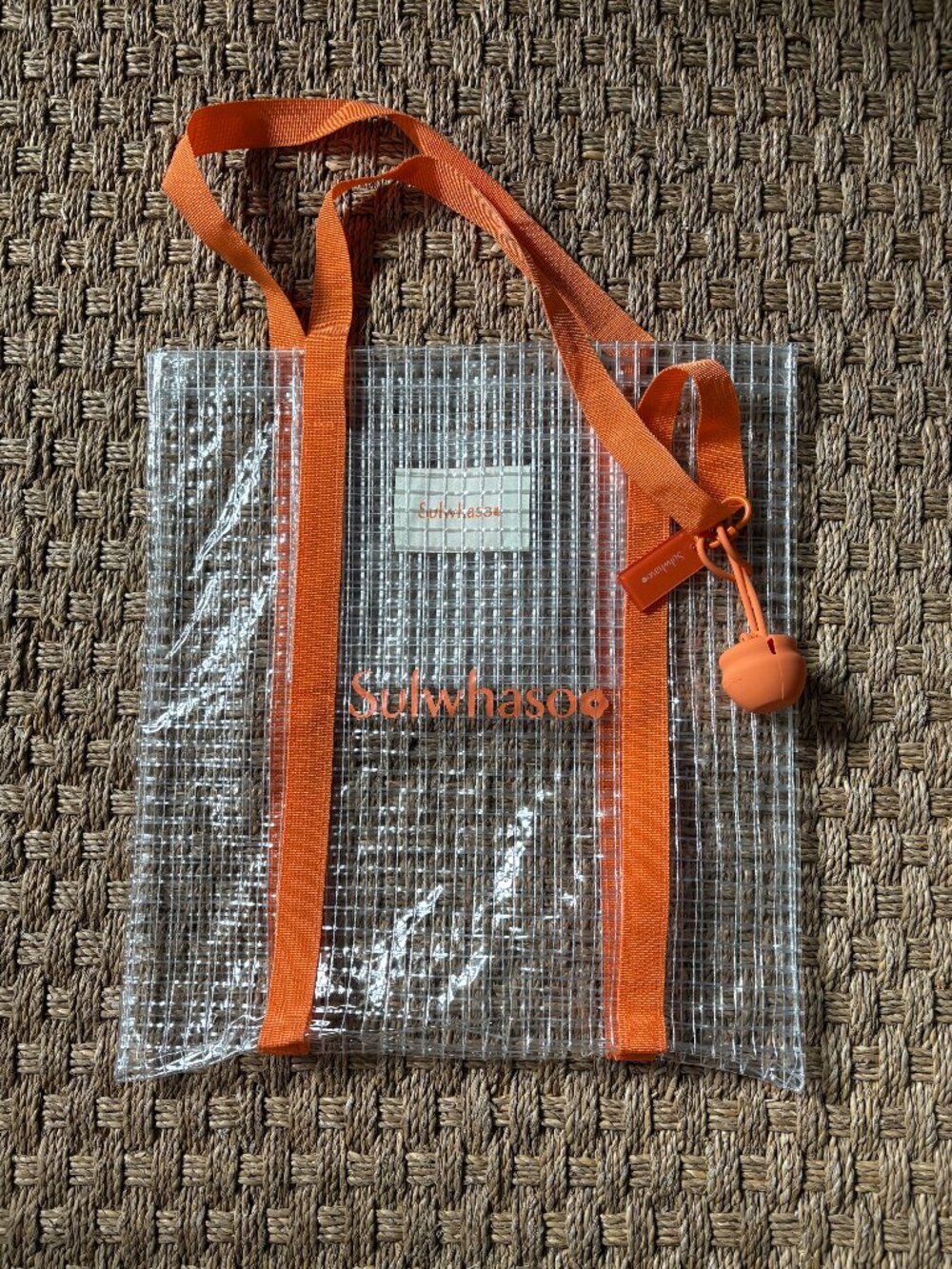 CJ Hendry Sulwhasoo Secret Garden Tote Keychain Cream Silicone Holder NYC 2026
